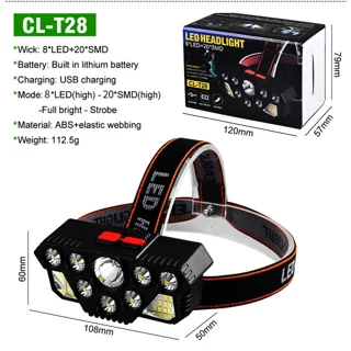 هدلایت 10 LED و 9 LED  مدل CL